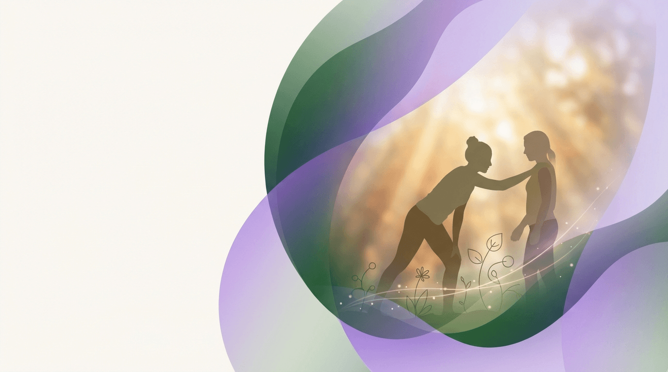 Transformative growth journey - Professional wellness coaching with human connection and growth